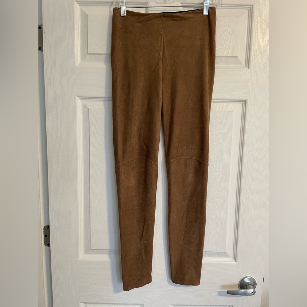 Worn 1x! Faux suede leggings by Lysse - size XS